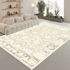 Oriental Distressed Non Shedding Area Rug Machine Washable Bohemian Retro Carpet