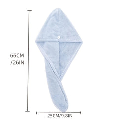 Coral Fleece Headcloth Microfiber Towel Quick Dry Shower Cap