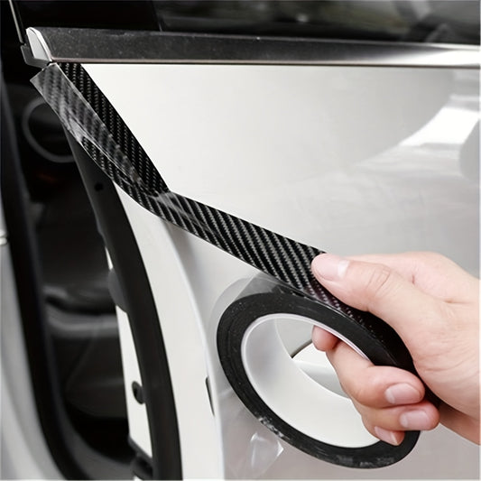 Waterproof 3D Carbon Fiber Roll Window Sticker Trim Cover