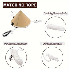 Tent Top Hat Adapter for Teepee Tarp