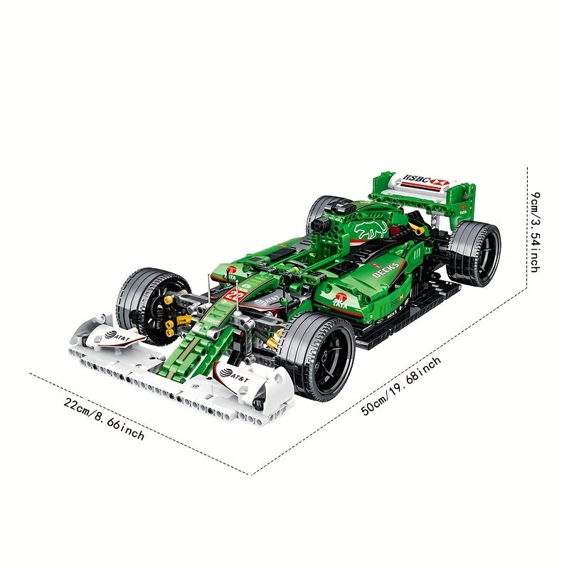 Formula Car Model Building Blocks Supercar Educational Toy