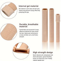 Cuttable Toe Tubes Sleeves Breathable Toe Cushion Sleeves Protection