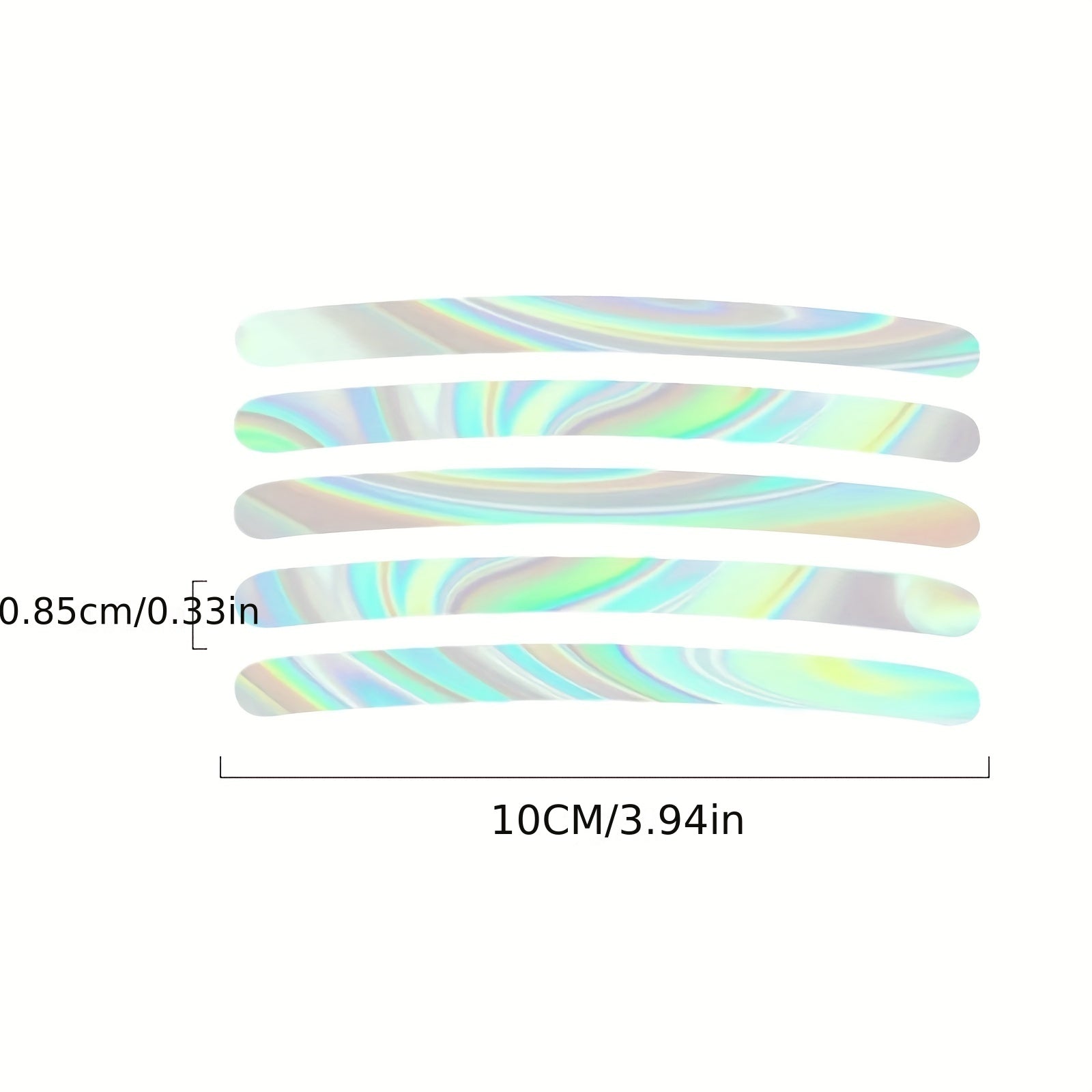 20pcs Reflective Strips Rim Tape for Car Motorcycle Wheels