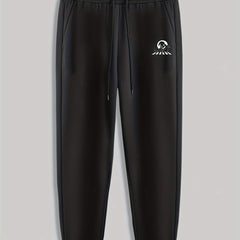 Ghost Print Men's Drawstring Sweatpants Loose Casual Trousers
