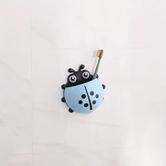 Ladybug Toothbrush Holder Suction Cup Storage Box