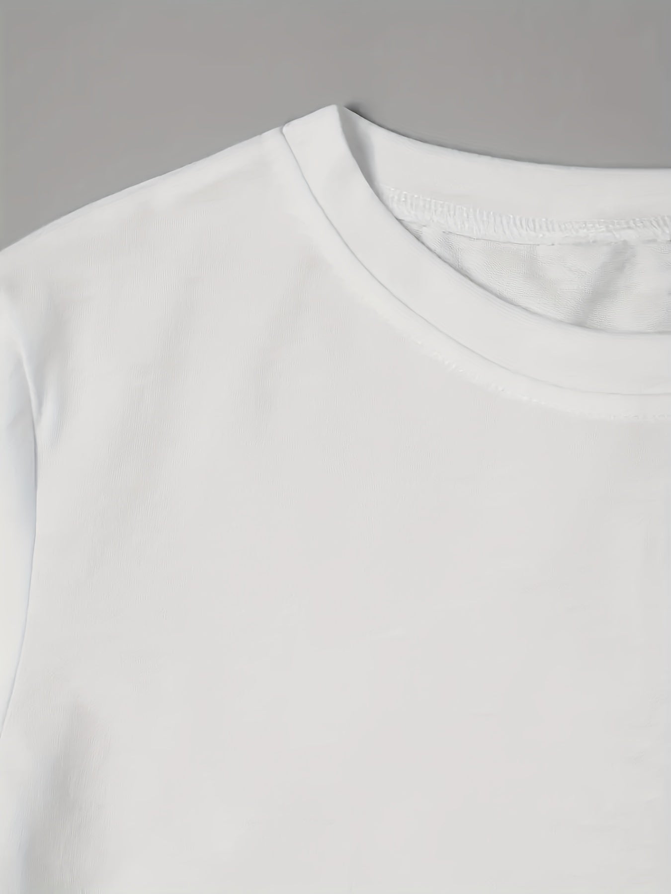  Leopard Lightning Print Long Sleeve Round Neck Tee