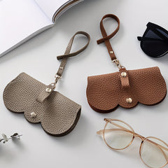 Lychee Embossed Glasses Bag Cover Sunglasses Reading Glasses Pouch Case