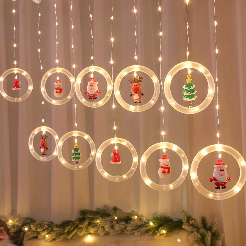 Christmas Decorative Curtain Lights LED Star String Lights