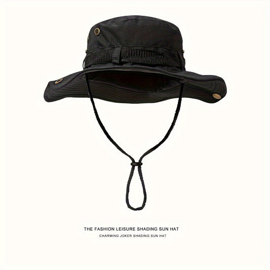 Boonie Hat with Drawstring for Outdoor Activities