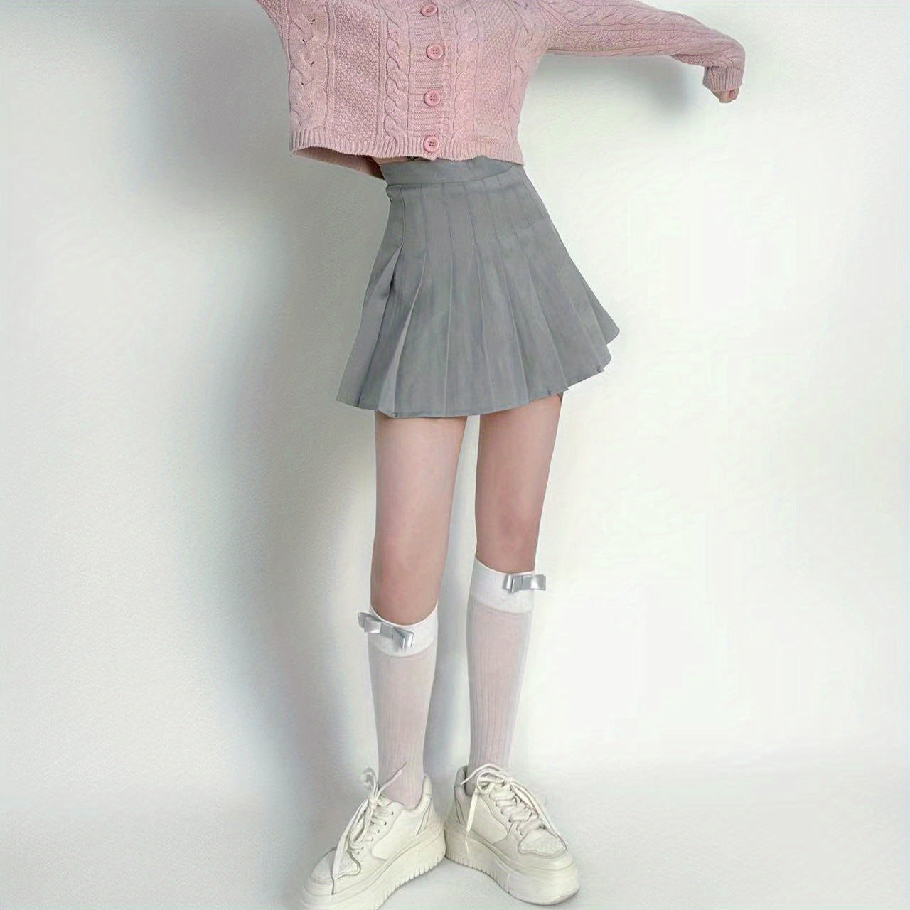Comfy Bow Calf Socks Knee High Stockings