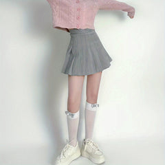 Comfy Bow Calf Socks Knee High Stockings
