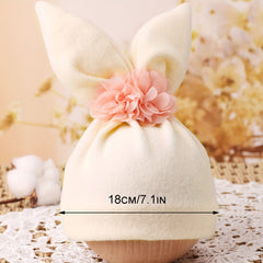 Newborn Fetal Cap Rabbit Ears Hat Photo Props