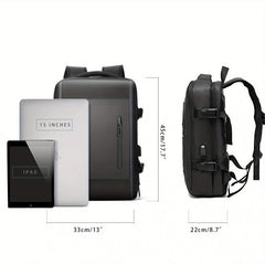Men's Casual Adjustable Large Capacity Backpack