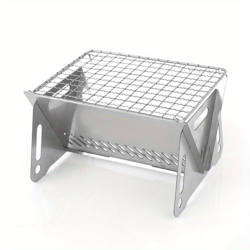 Portable Mini Charcoal Grill for Outdoor Camping and Picnics
