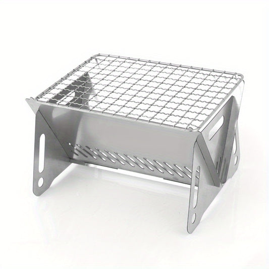 Portable Mini Charcoal Grill for Outdoor Camping and Picnics