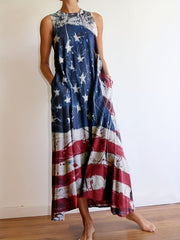  Independence Casual Dress Women's Plus