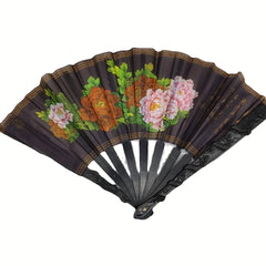 Colorful Cloth Ornament Fan for Women Photography