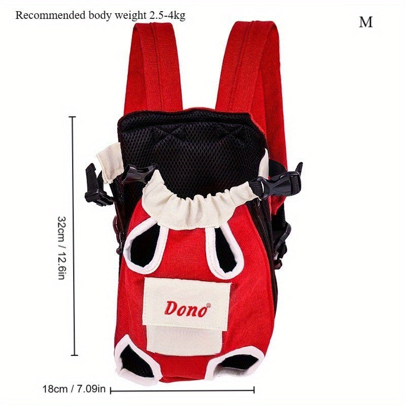 Pet Carrier Backpack Portable Double Shoulder Bag Dog Bag Breathable