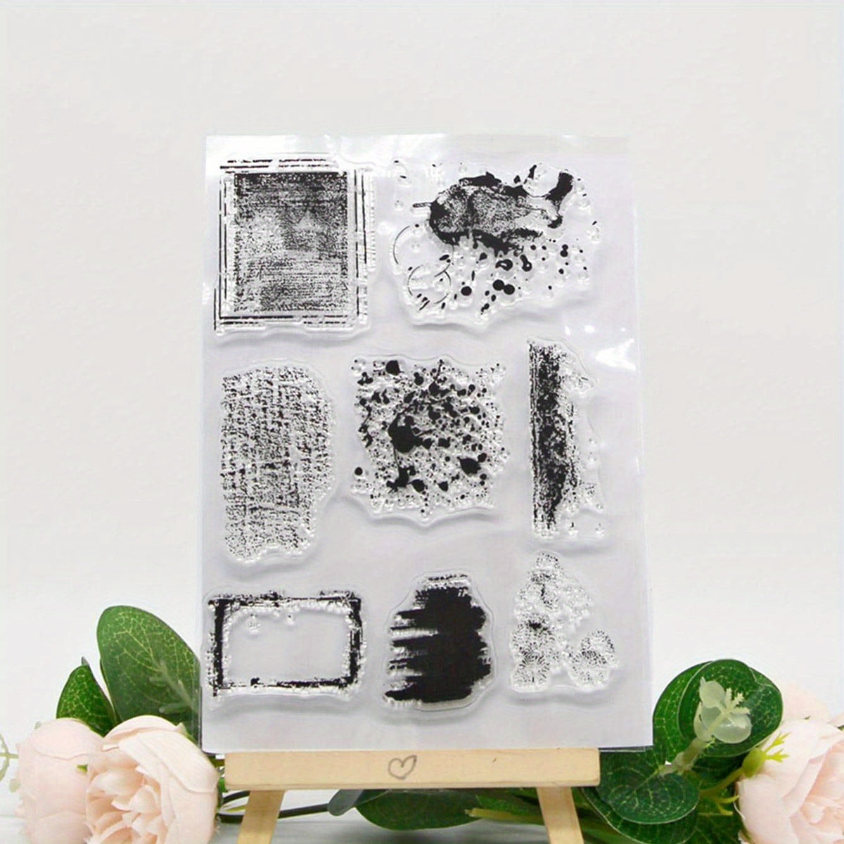1pc Background DIY Scrapbooking Silicone Transparent Stamp