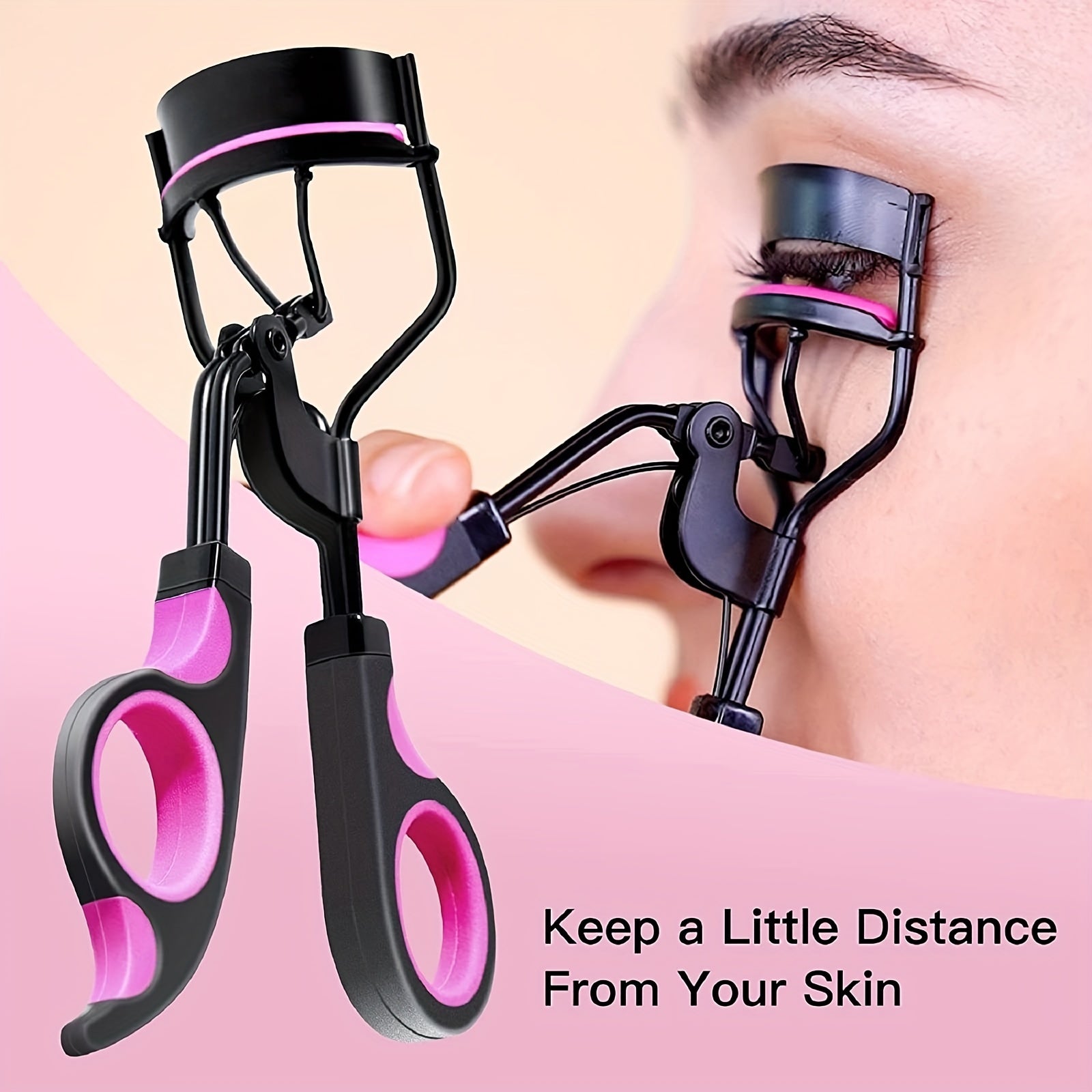 Eyelash Curlers Kit with Eyelash Applicator Tool and Grooming Brush