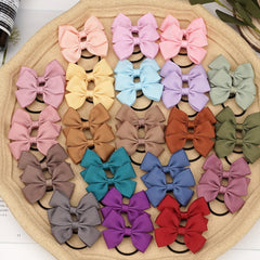 5 Pack Bowknot Hair Ties for Girls