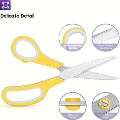 1 Piece 21 Scissors Multipurpose Stainless Steel Sharp Scissors