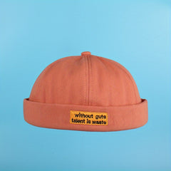 Retro Cotton Beanie Hat for Couple Students