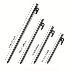 8pcs Heavy Duty Steel Tent Stakes For Canopies Tarps