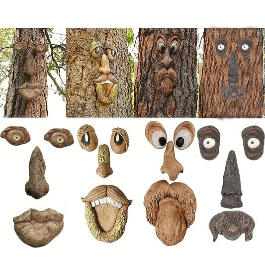 Easter Outdoor Tree Face Monster Resin Ornament Decoration