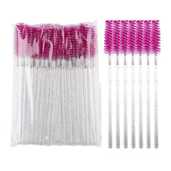 50PCS Eyelash Brush Mascara Wands Makeup Brushes Applicators Kits