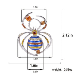 Spider Brooch Personality Collar Pin
