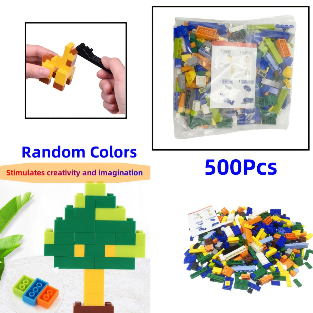 Random Plug in Building Blocks Set Safe ABS Material