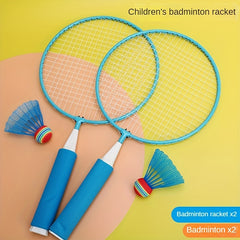 2pcs Badminton Racket Set Youth And Adult Outdoor Sports And Leisure Toy