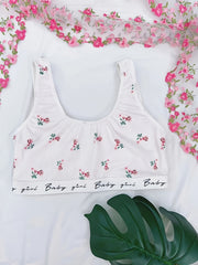 Floral Print Sleeveless Sleep Top for Women
