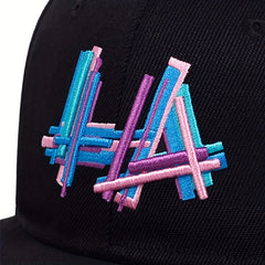Unisex Breathable Baseball Cap with Alphabet Embroidery