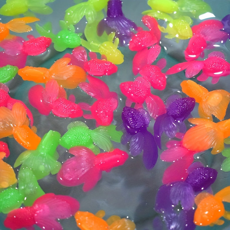 10pcs Colorful Goldfish Model Toy Gift Decoration