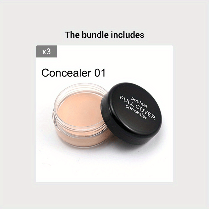 Flawless Full Coverage Concealer Cream for Dark Circles