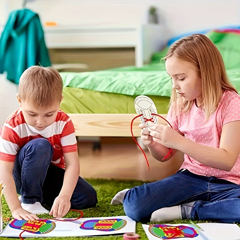 Educational Shoe Lacing Toys - Fine Motor Skills Development