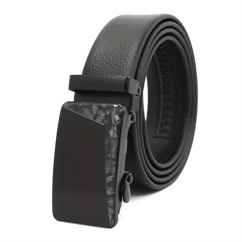 Automatic Slider Buckle Belt Business Casual Stylish Belt For Men