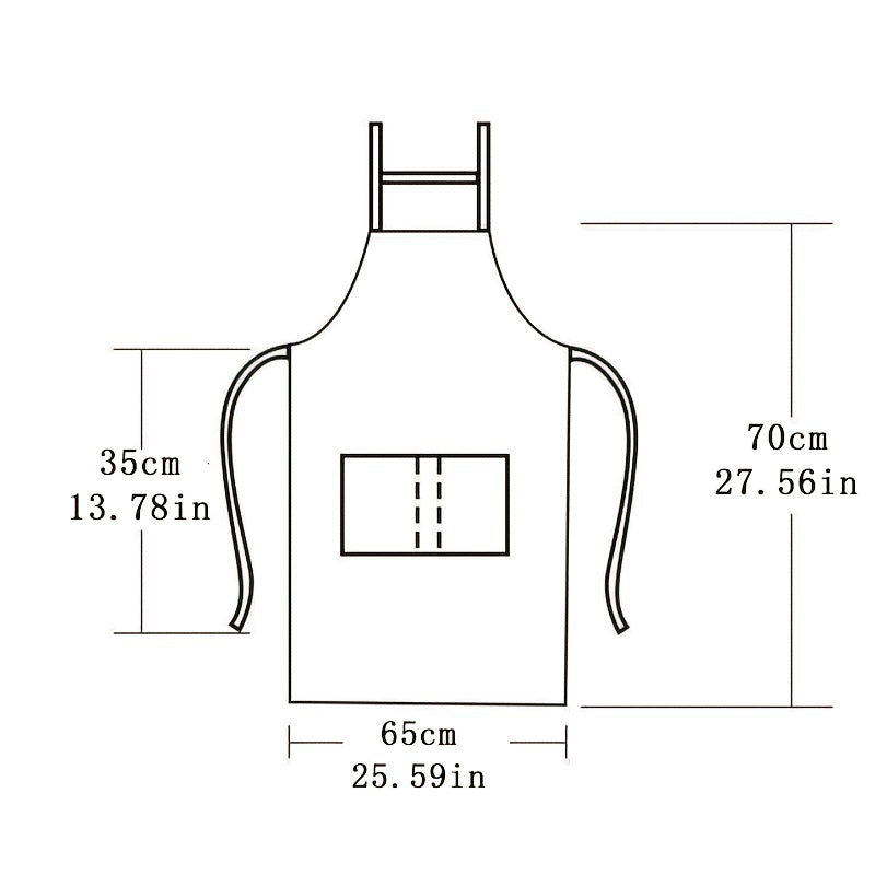 Chinese Style Cooking Apron Linen Canvas Apron Kitchen Apron
