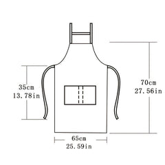 Chinese Style Cooking Apron Linen Canvas Apron Kitchen Apron