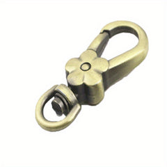 Flower Lobster Metal Clasps Swivel Trigger Clips Snap Hooks Bag Key Rings