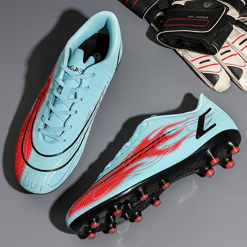 Youth Breathable Anti Slip Soccer Cleats Firm Ground Training Shoes