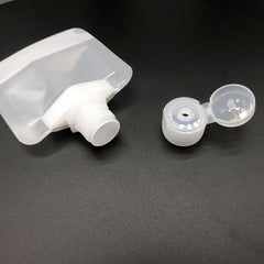 5 PCS Refillable Flat Pouch Travel Bottles Set 30ml 50ml 100ml