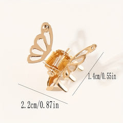 4pcs Butterfly Hair Claw Vintage Hair Accessories for Women Girls