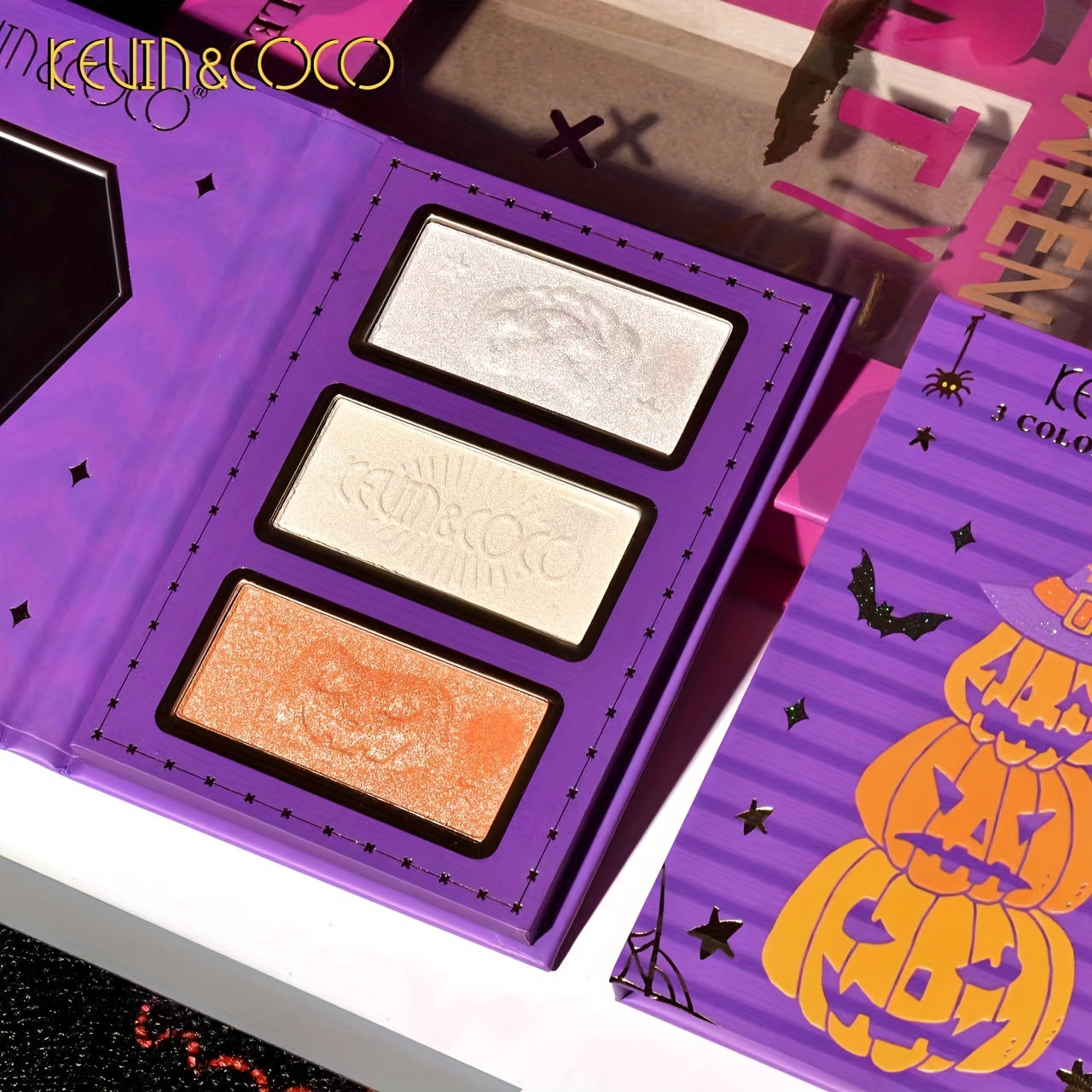 Halloween 21 Colors Eyeshadow Palette Set Pearly Matte Earth Orange Brightening