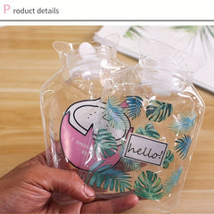 Mini Transparent Hot Water Bag Winter Hand Warmer Portable Hot Compress Bag