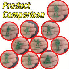 25 Mixed 1:50 Scale Green Plastic Model People Diorama Dollhouse Figurines Set