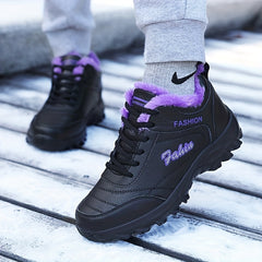 Women's Waterproof Chunky Sneakers Comfortable Outdoor Travel Shoes