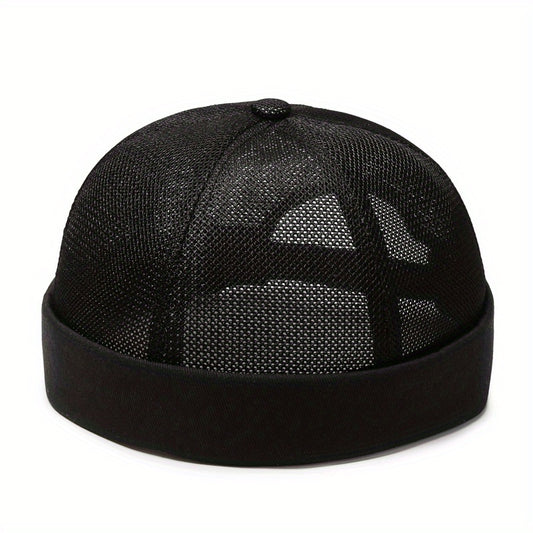 Breathable Mesh Brimless Hat for Men and Women